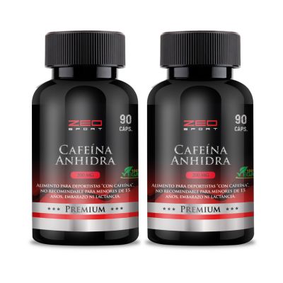 2 X CAFEINA ANHIDRA 200 MG. 90 CAPS.