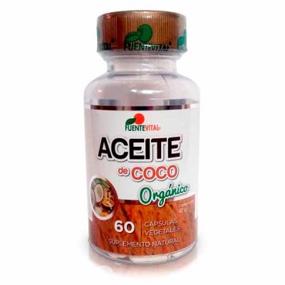 Aceite de Coco para Bajar de Peso 60 Cápsulas ¡Precio Aquí! | Farmacia Mapuche