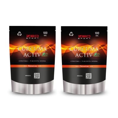 2 X CURCUMA ACTIV PIMIENTA 100 GRS. ZEOSPORT