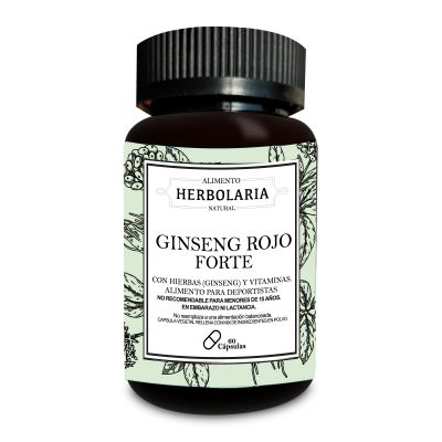 GINSENG ROJO FORTE 60  Cápsulas Vegetales