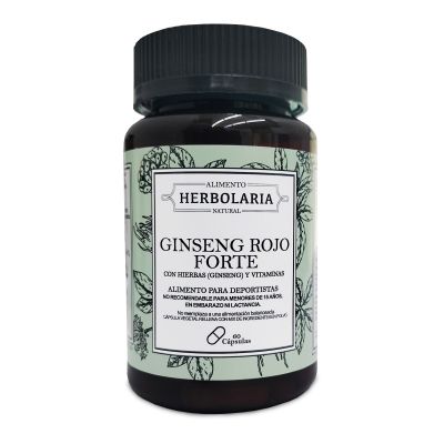 GINSENG ROJO FORTE 60  Cápsulas Vegetales