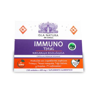 RECARGA IMMUNO TOTAL ORGÁNICO 120 CAPS. 600 MG