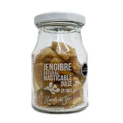 JENGIBRE NATURAL MASTICABLE CON AZúCAR 100 GR