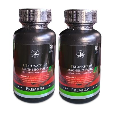 OFERTA 2X L TREONATO DE MAGNESIO PURO 600 MG. 90 CAPS.