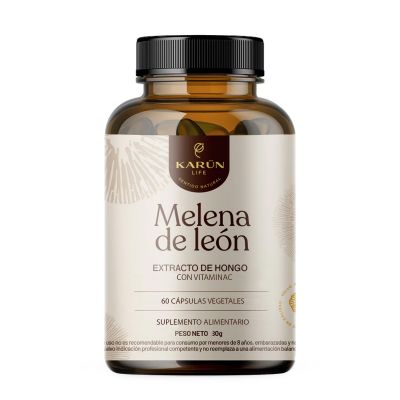 MELENA DE LEON HONGO + VIT C 60 CAPS.