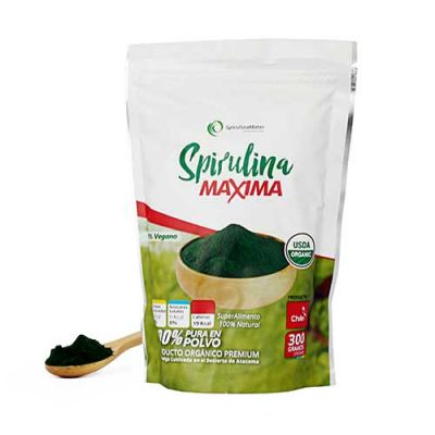 SPIRULINA MÁXIMA POLVO 300 GRS.