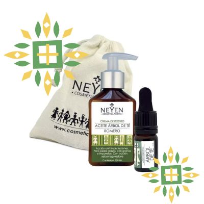 CREMA DE ROSTRO ARBOL DE TE + ACEITE ÁRBOL DE TÉ NEYEN