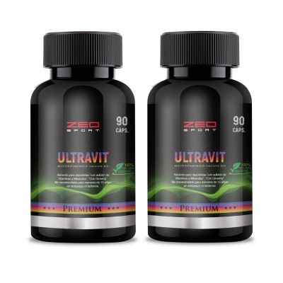 2 X ULTRAVIT 90 CAPS. (MULTIVITAMÍNICO)