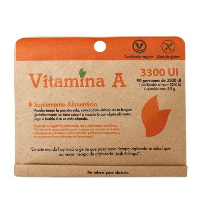 Suplemento Alimenticio Vitamina A 90 Porciones | Farmacia Mapuche