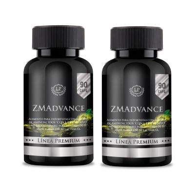 2 X ZMADVANCE (magnesio, triptófano + vitamina B6 + Zinc) 